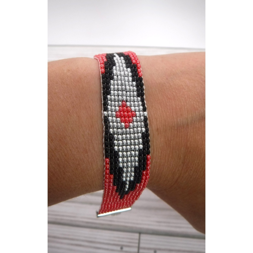 Loom Beaded Bracelet Watermelon